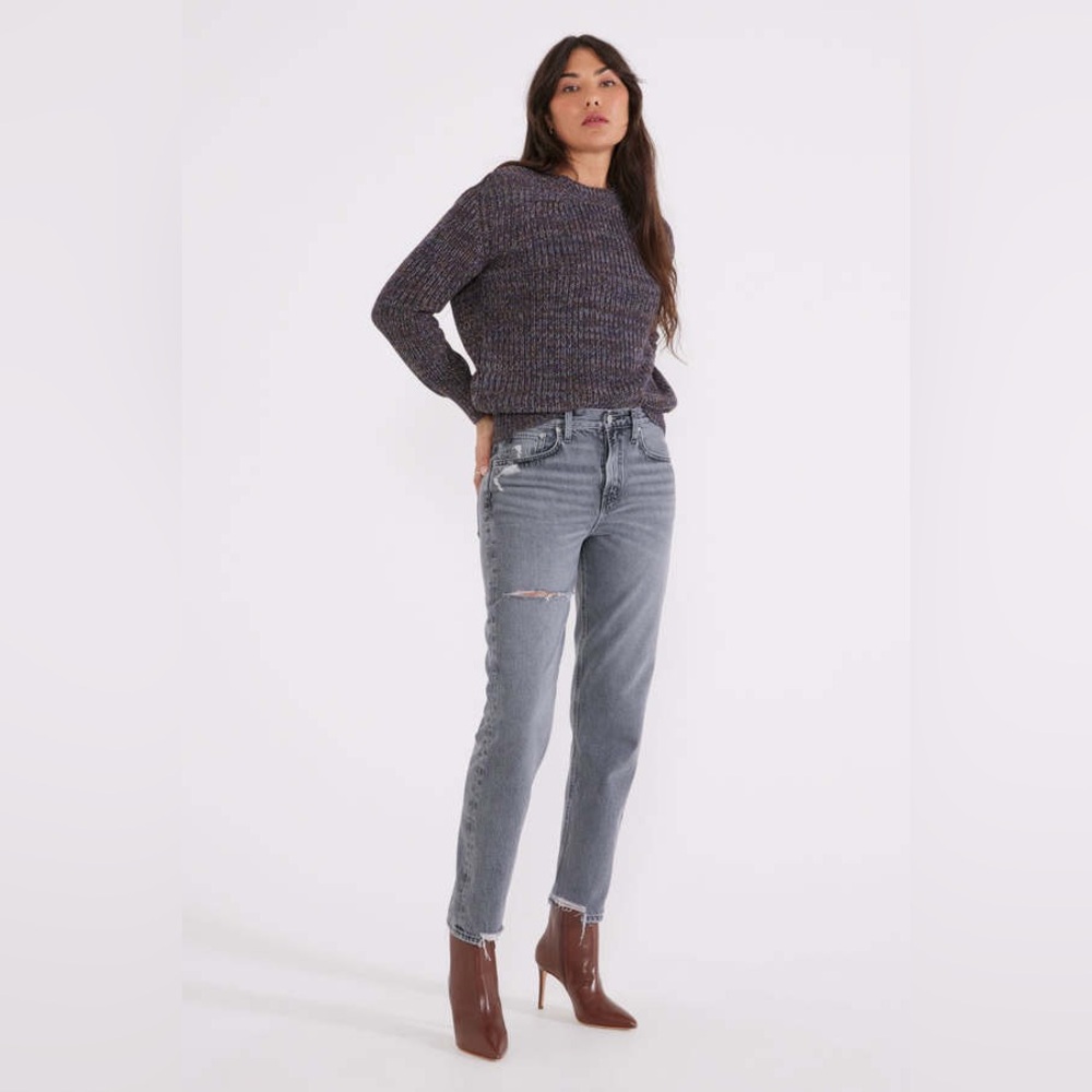 Etica Marlowe Slim Boyfriend Jeans‎ In Stormy Skies Women’s Jeans Size 28